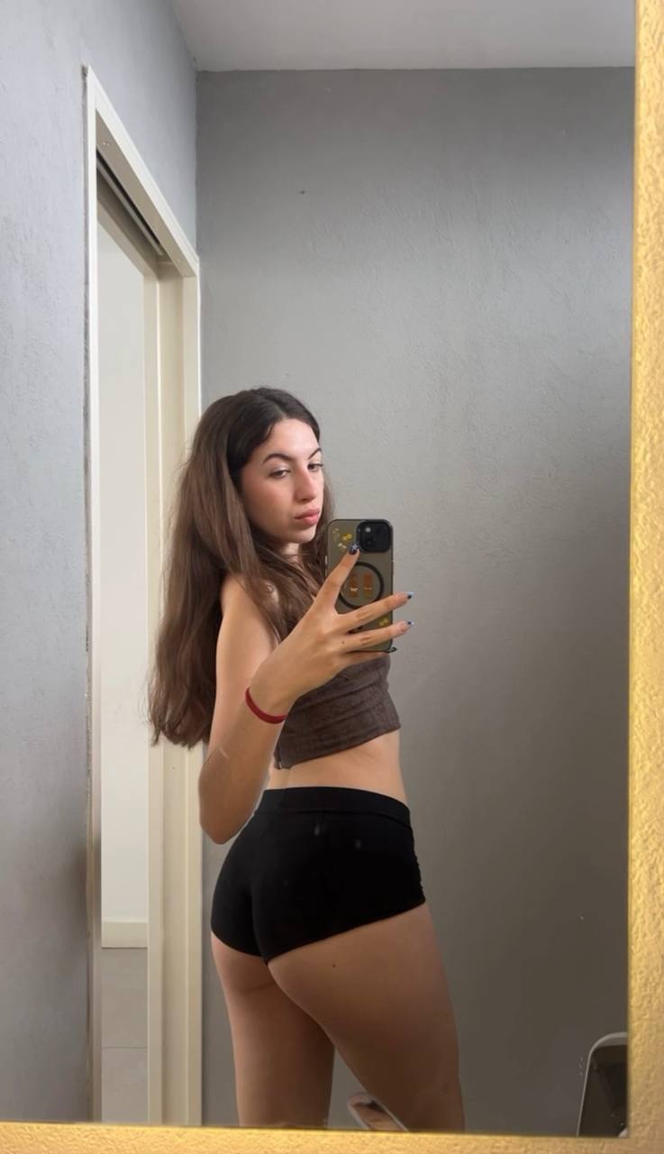 Amber in her underwear in Rabat